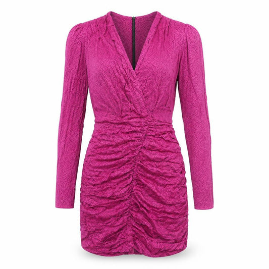 Zara Women's Pink Short Sheath Dress - Size M