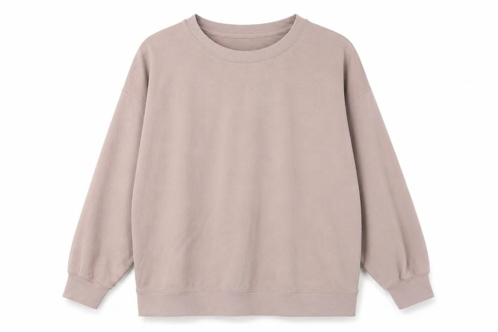 Oysho Women's Brown Pullover Sweatshirt, Regular Size S