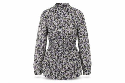 River Island Women's Floral Blouse, Size 10, Multicoloured