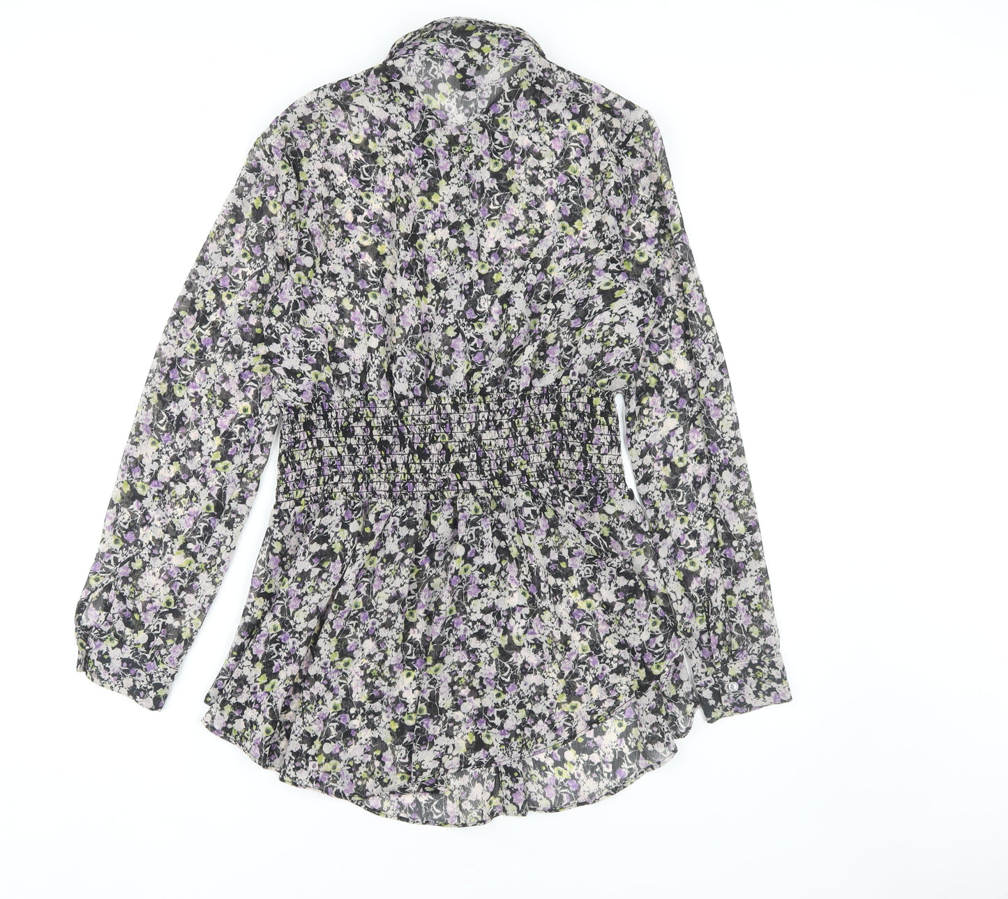 River Island Women's Floral Blouse, Size 10, Multicoloured