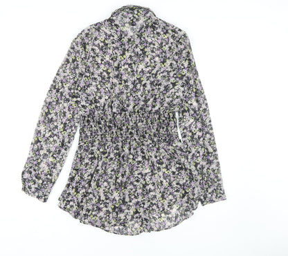 River Island Women's Floral Blouse, Size 10, Multicoloured