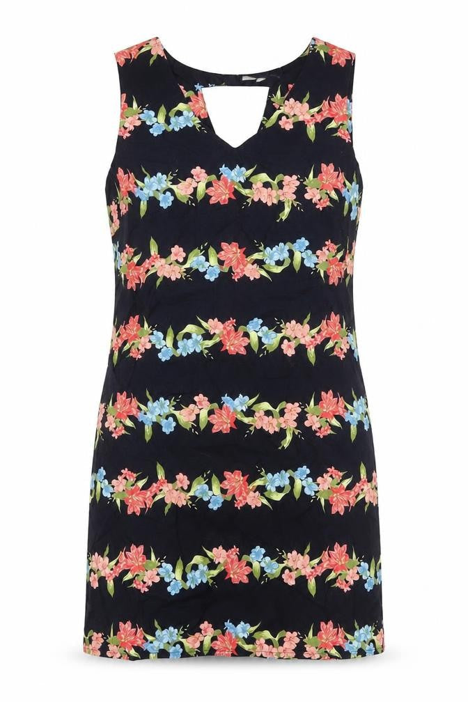 Red Herring Women's Floral Cotton Sleeveless Dress M