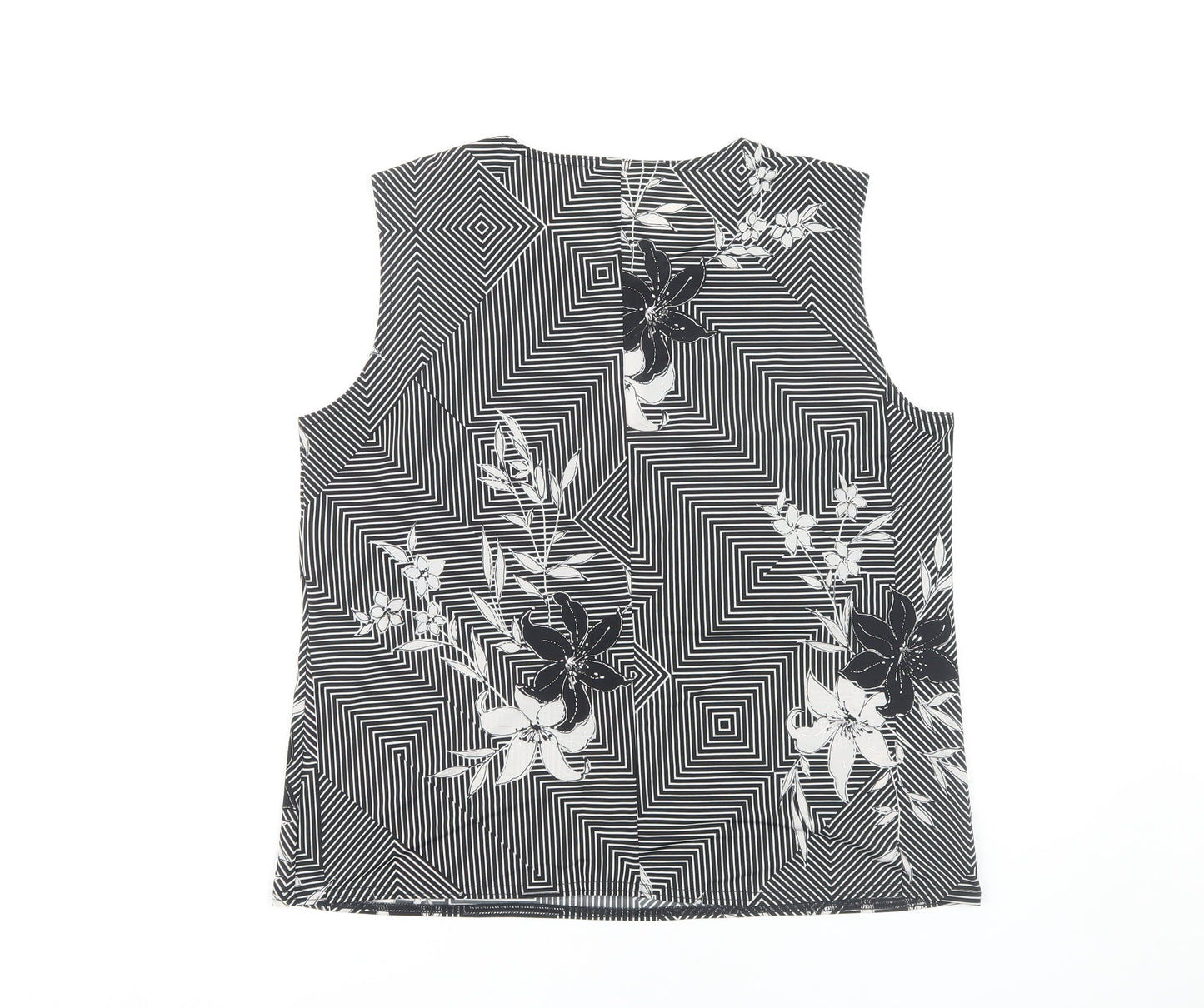 Essence Women's Sleeveless Floral Top UK 20