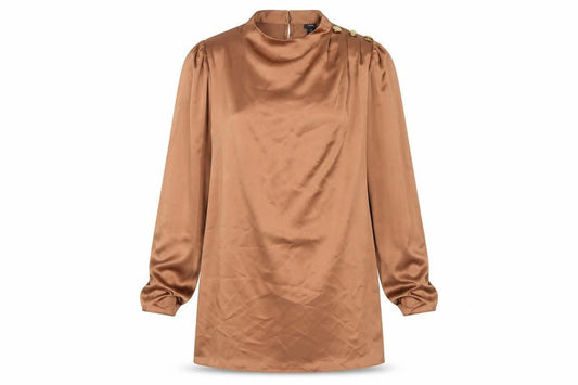 River Island Women’s Brown Satin Dress Size 10