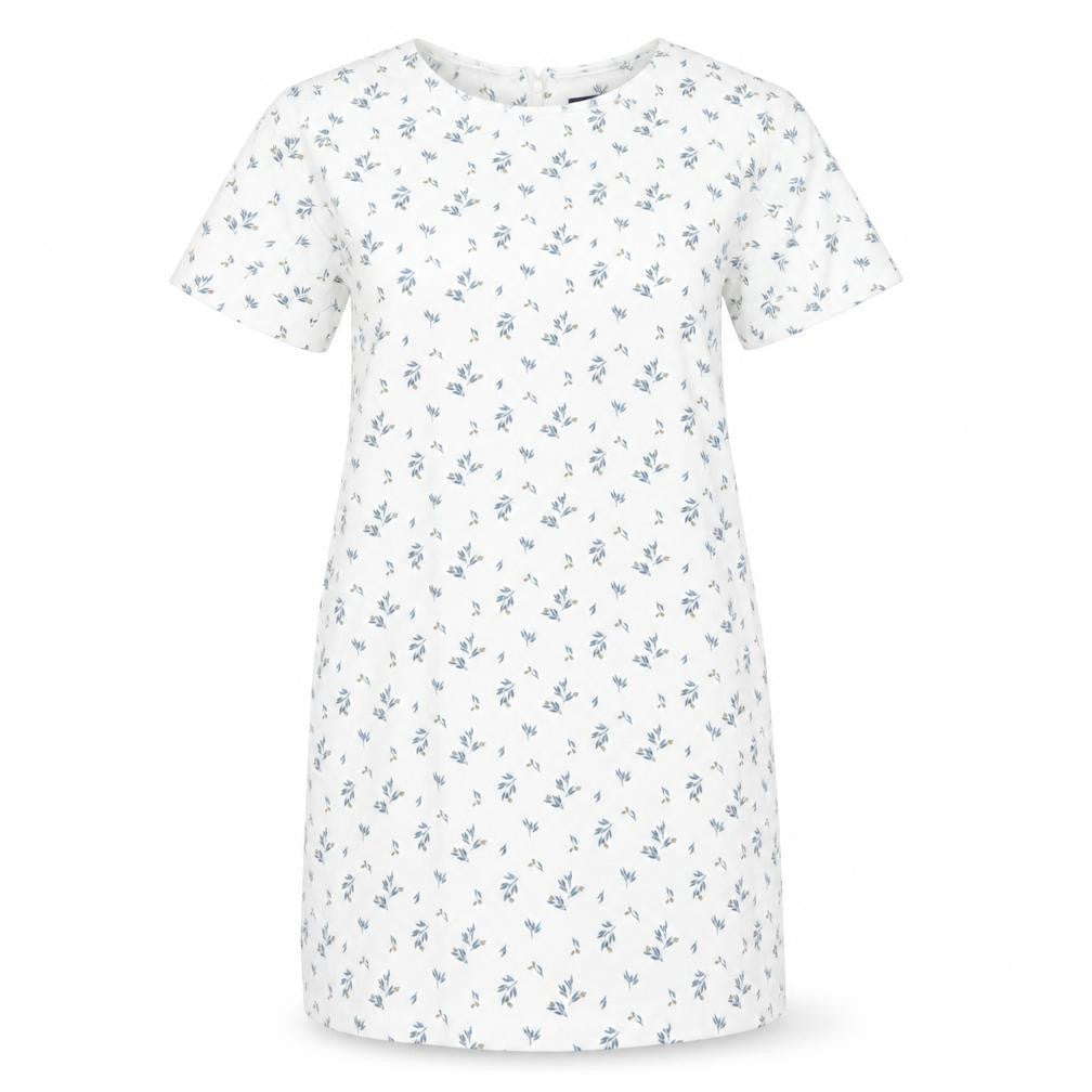 Gant Women's White Floral Short Sleeve Dress