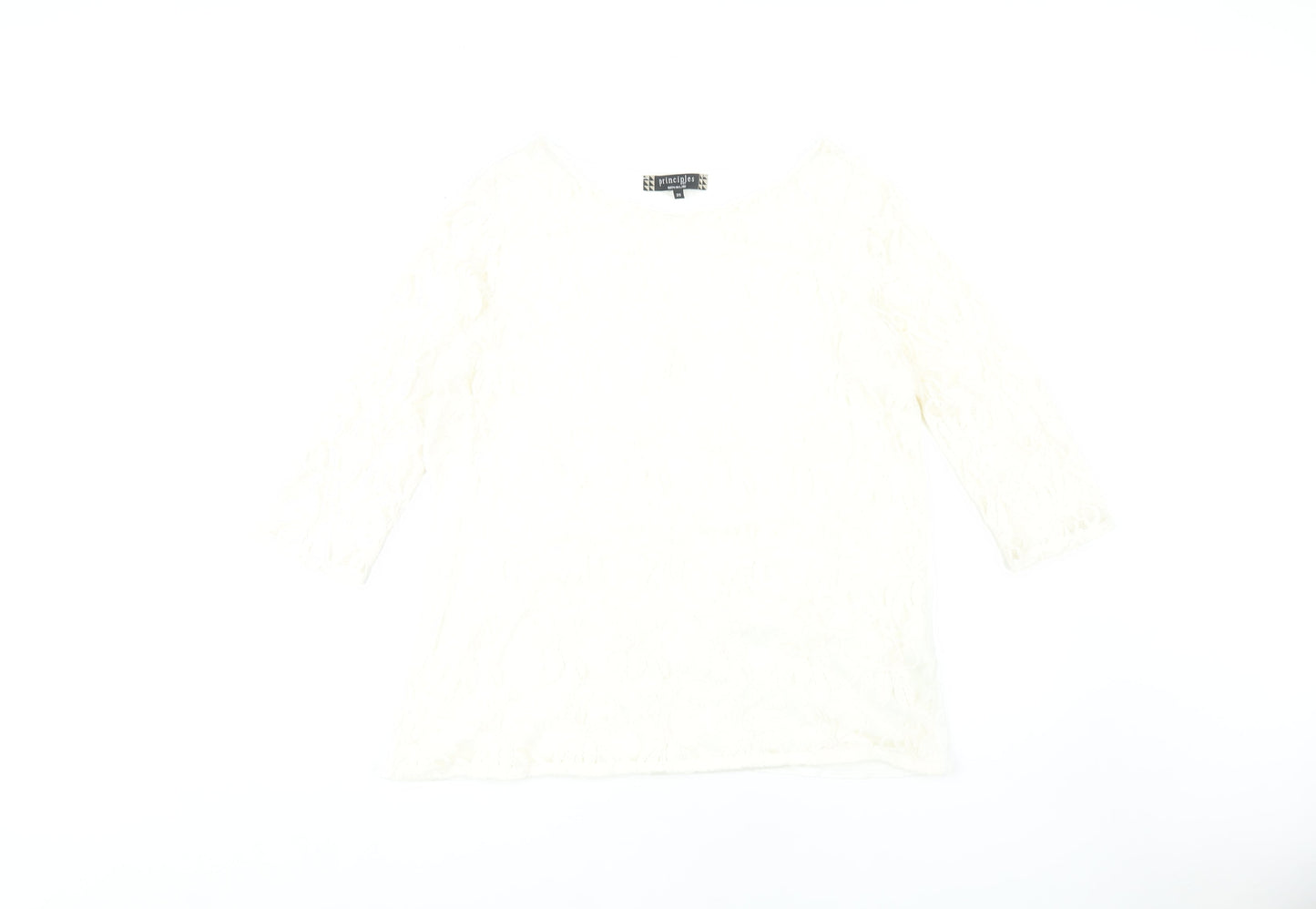 Principles by Ben de Lisi Women's White Blouse Size 20