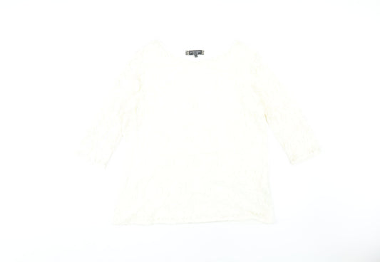 Principles by Ben de Lisi Women's White Blouse Size 20