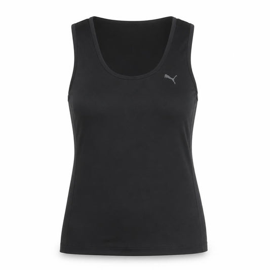 Front view of Puma Women's Black Tank Top, size 14, Activewear