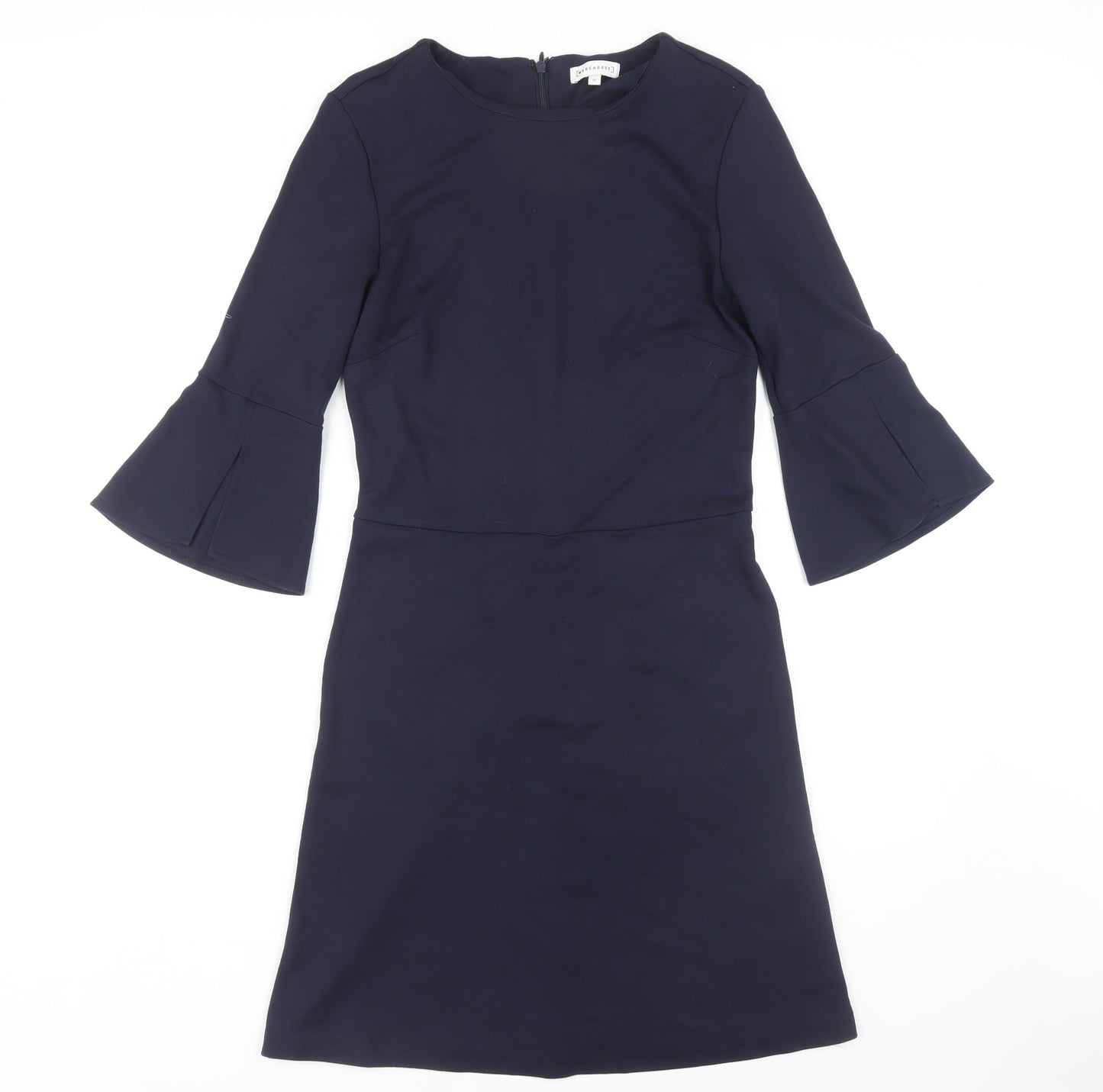 Warehouse Women's Blue Shift Dress Size 12