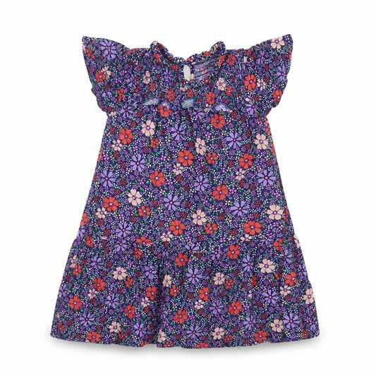 Next Girls Multicoloured Floral Dress, Size 8 Years