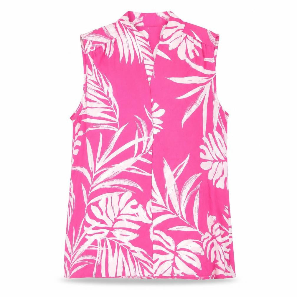 Debenhams Women's Pink Floral Blouse - Size 12