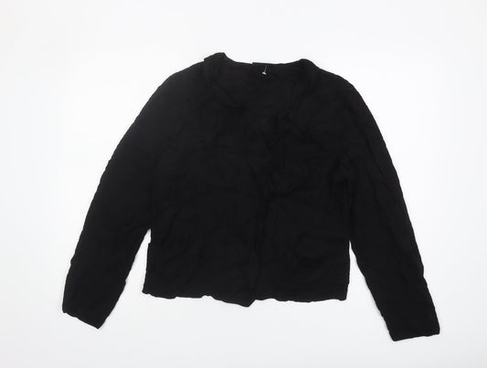 Wallis Women's Black Long Sleeve Top Size 18