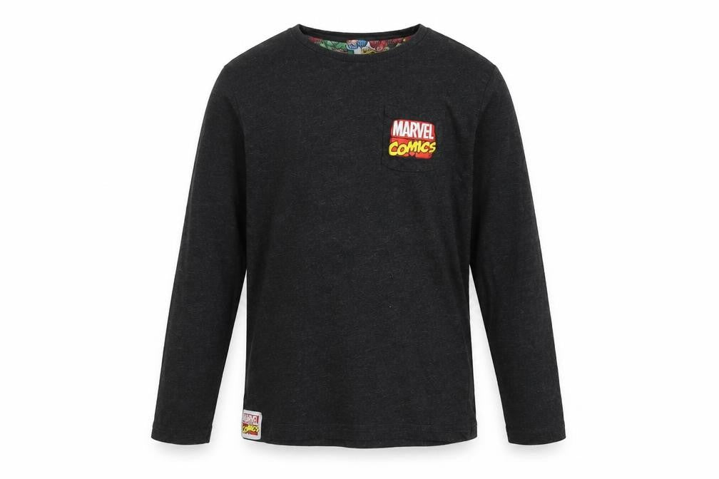 Marvel Comics Boys Black T-Shirt 10-11 Years