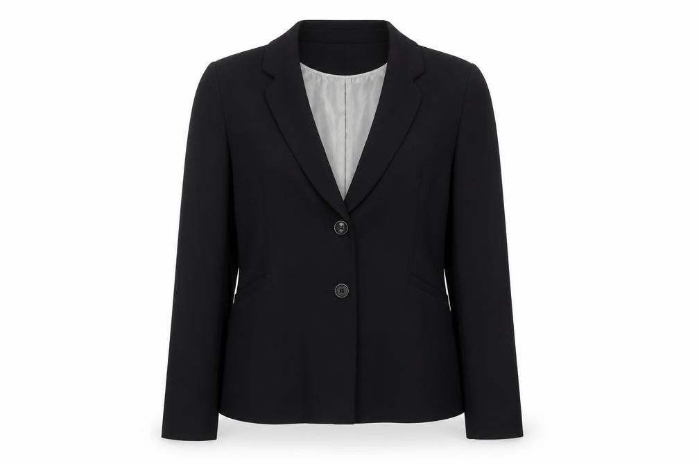 Planet Women's Black Blazer Jacket Size 12 Notch Lapel