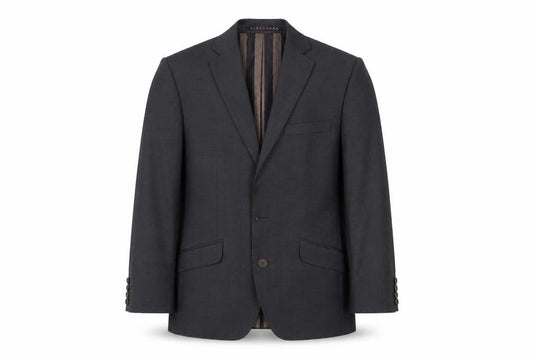 Alexandre Savile Row Men's Grey Blazer, 36 Regular Wool