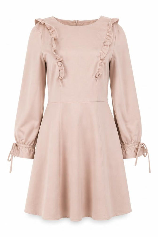 New Look Women's Beige A-Line Dress Size 10