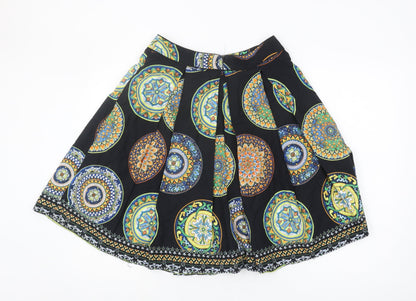 Back view of Red Herring Women's Multicoloured Pleated Skirt, size 10