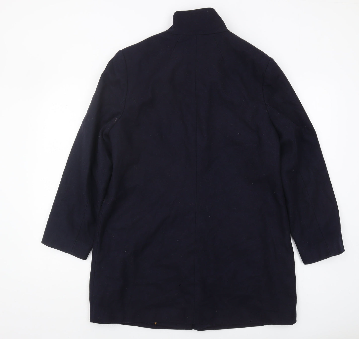 Eastex Women's Blue Mid-Length Wool Blend Coat