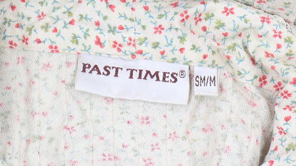 Past Times Women's Floral Blouse, Size S, Multicoloured