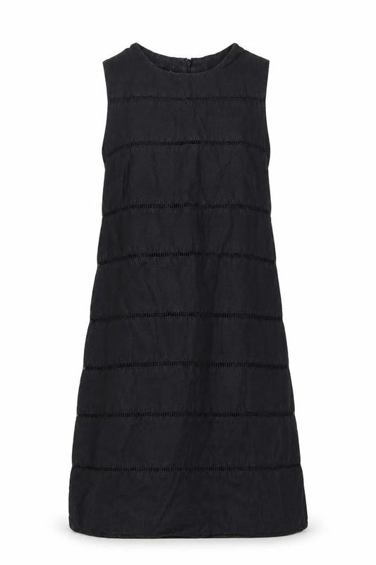 Hobbs Women's Black Sleeveless Textured Dress Size 10