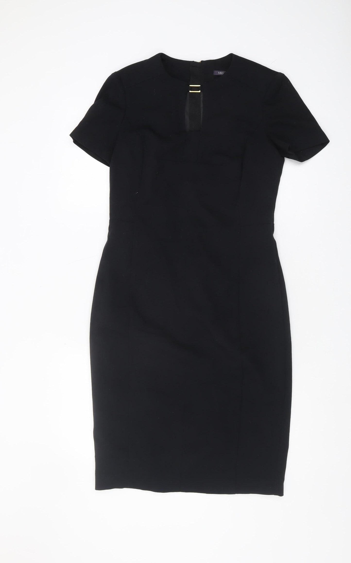 Marks and Spencer Women's Black Size 10 Sheath Dress