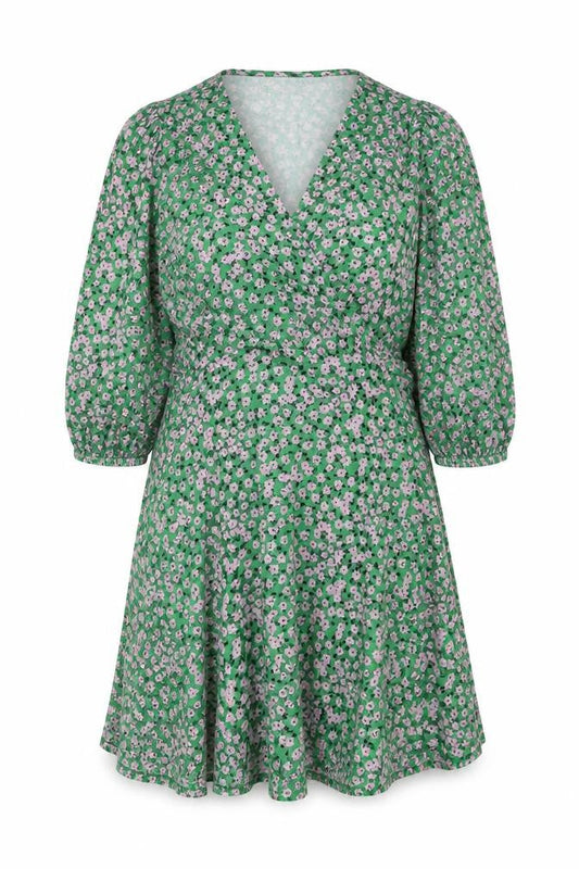 ASOS Women’s Green Floral Wrap Dress Size 14