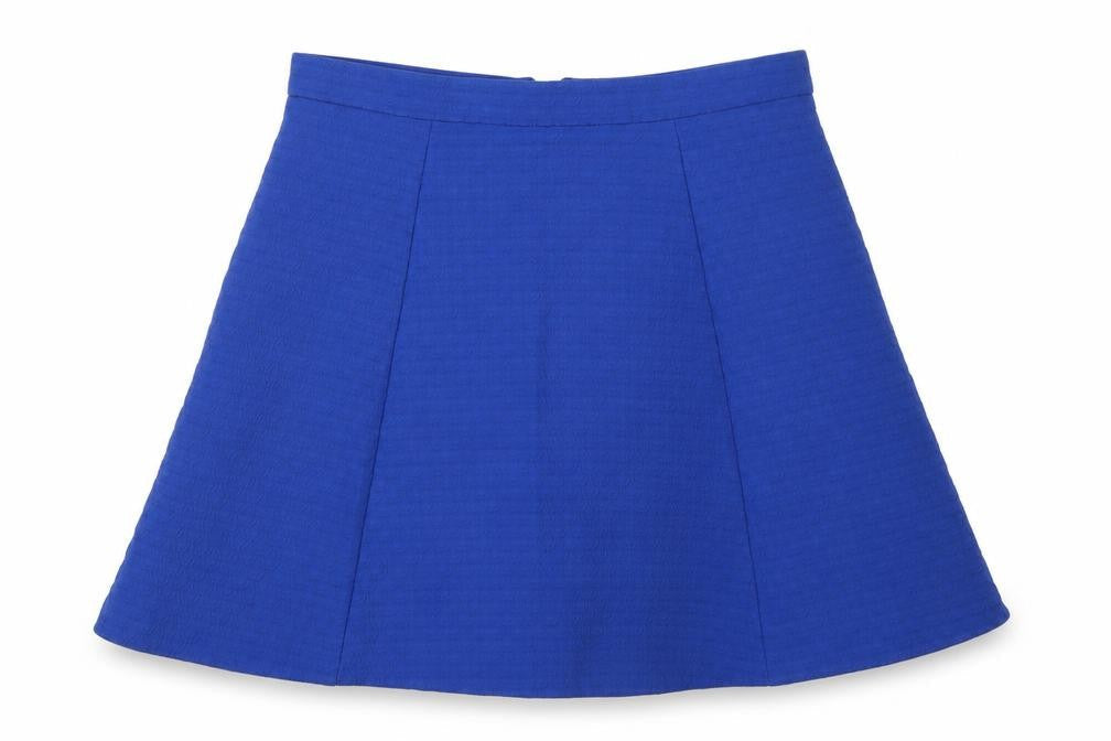 River Island Women’s Blue A-Line Skirt Size 10