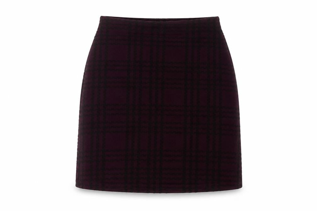 Marks & Spencer Women's Check Pencil Skirt Size 10