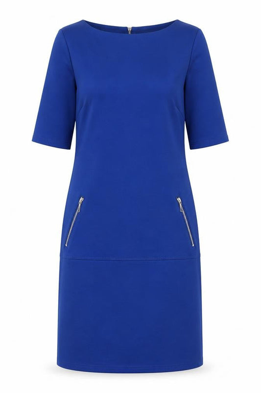 Wallis Women's Blue Shift Dress Size 10 Knee Length
