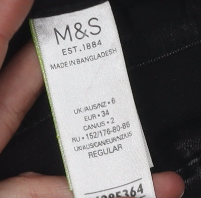 Marks and Spencer Women's Black Skinny Jeans Size 6