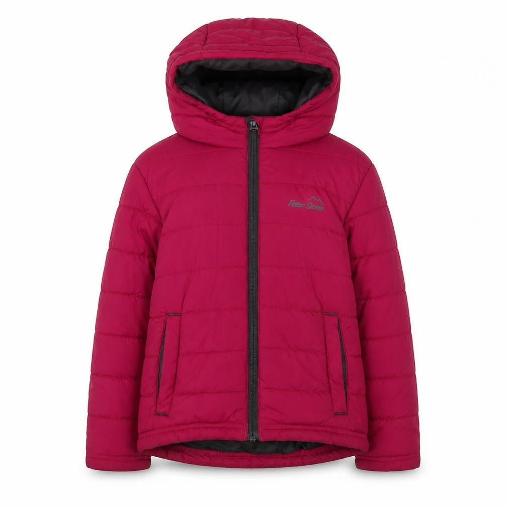 Peter Storm Girls Red Puffer Jacket 3-4 Years