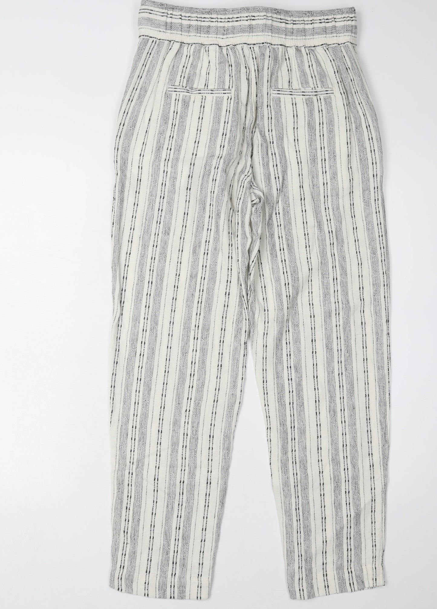 Marks and Spencer Women's Grey Cropped Trousers Size 8