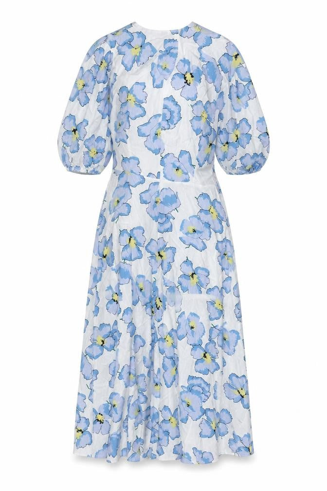 Marks & Spencer Floral Midi Dress, Size 6, Multicoloured