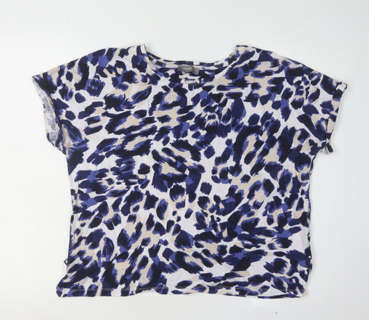 Principles Women's Multicoloured Size 16 Animal Print T-Shirt