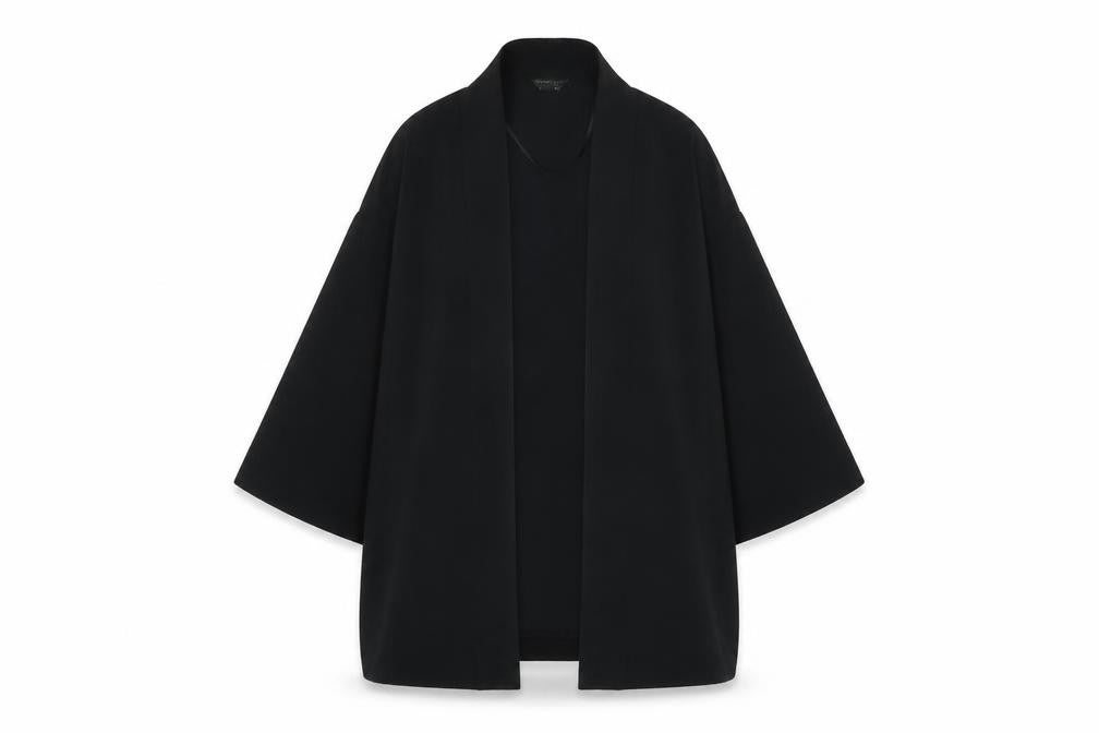 Topshop Women's Black Jacket Size 8 Polyester
