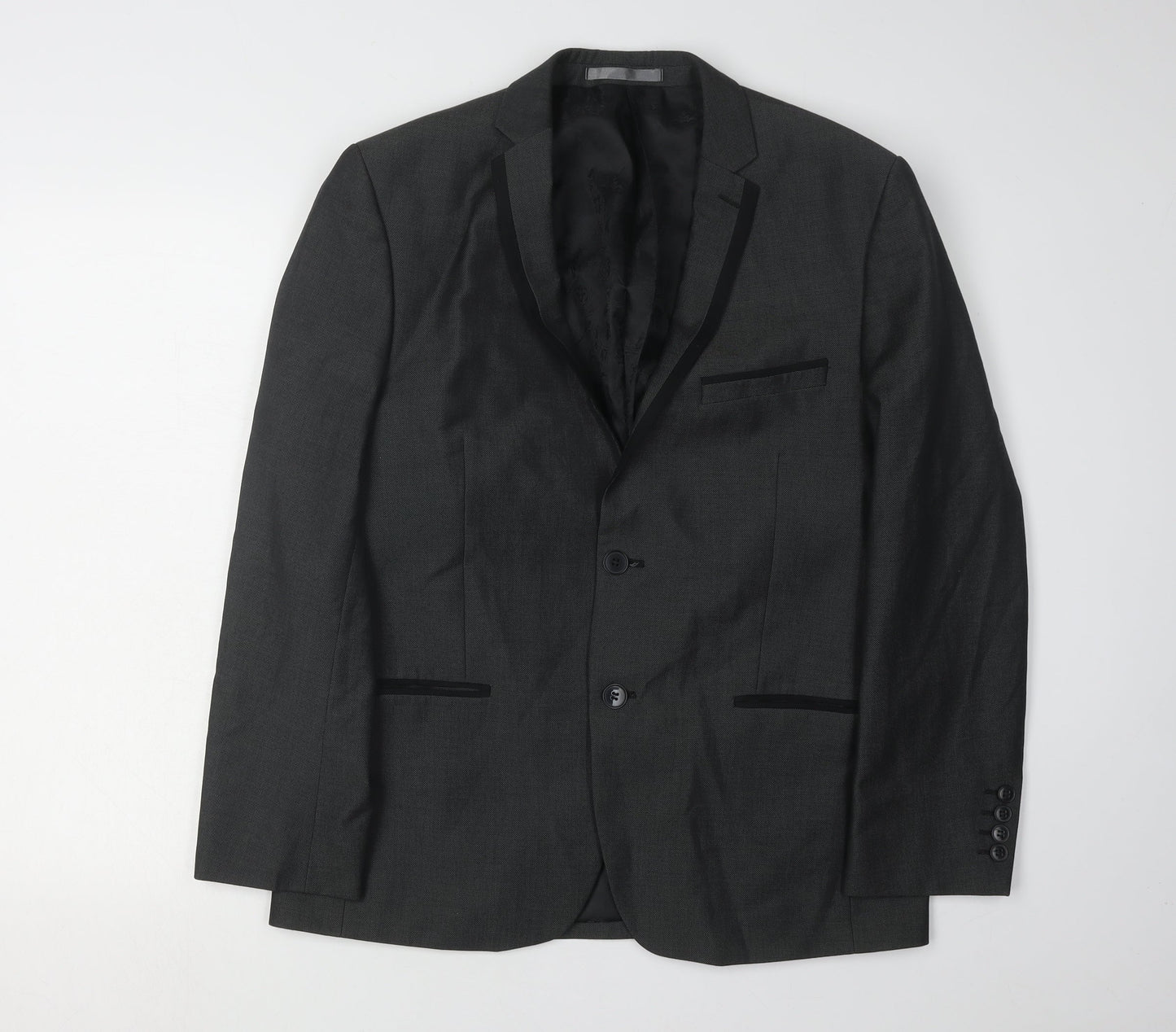 Red Herring Men's Black Blazer Jacket, Size 40 Short