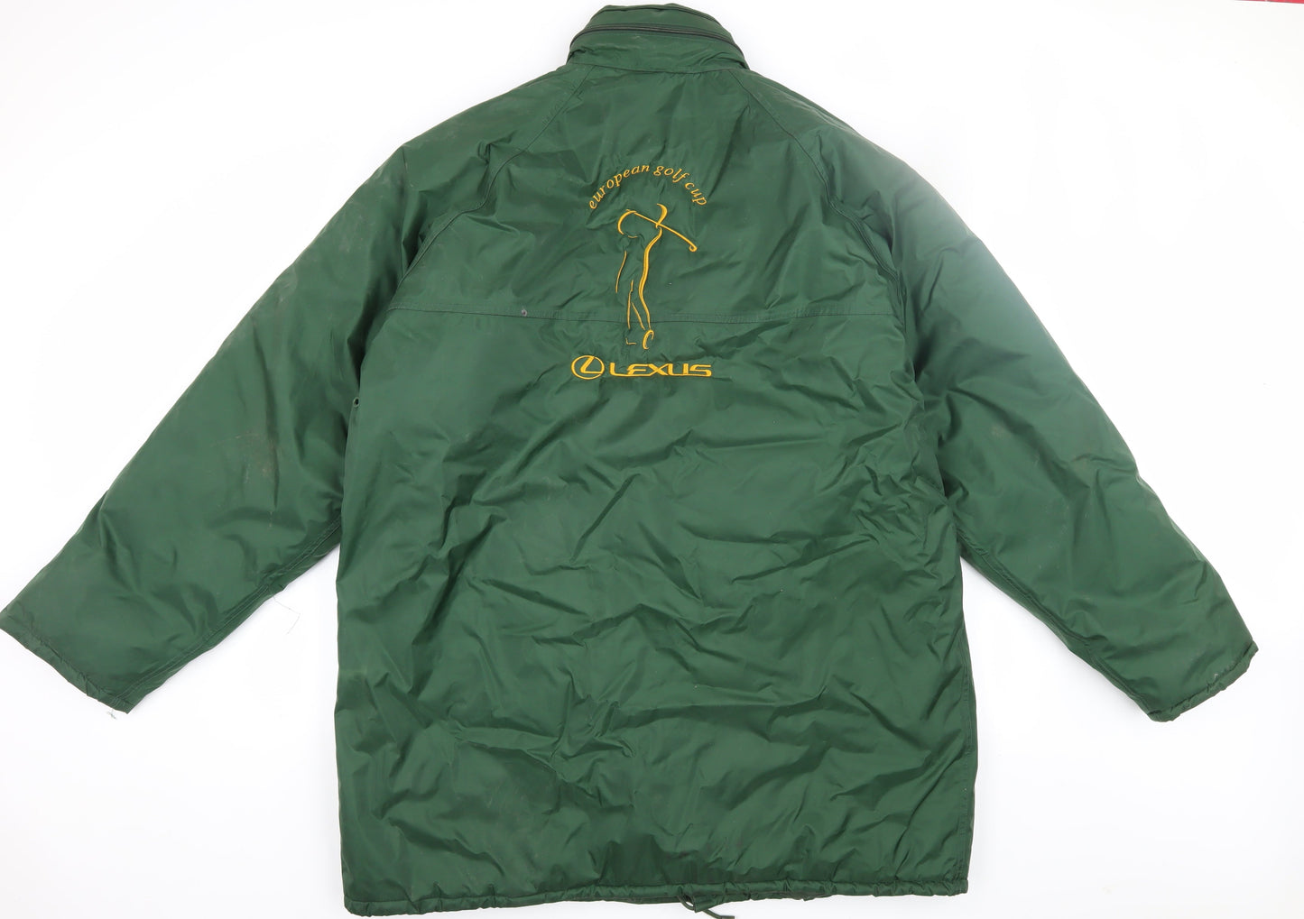 Result Men's European Golf Cup Green Parka Jacket L