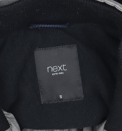 Next Mens Grey Hooded Jacket - Size S, Medium Fit