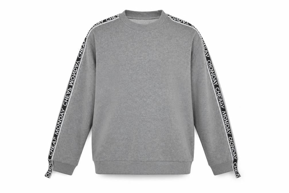 Cheap Monday Men's Grey Crew Neck Sweatshirt M