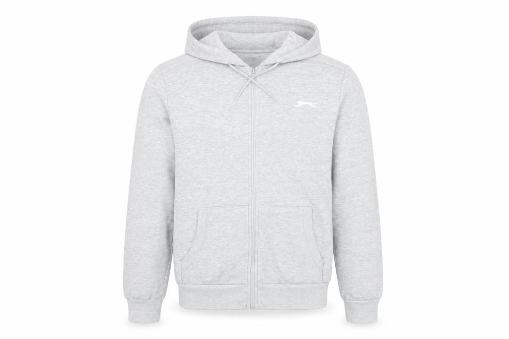 Slazenger Men's Grey Hooded Jacket Size M