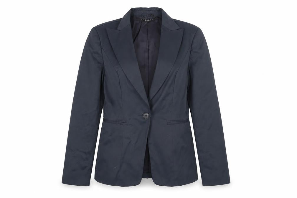 Sisley Women's Black Blazer Size 14 - Classic & Elegant