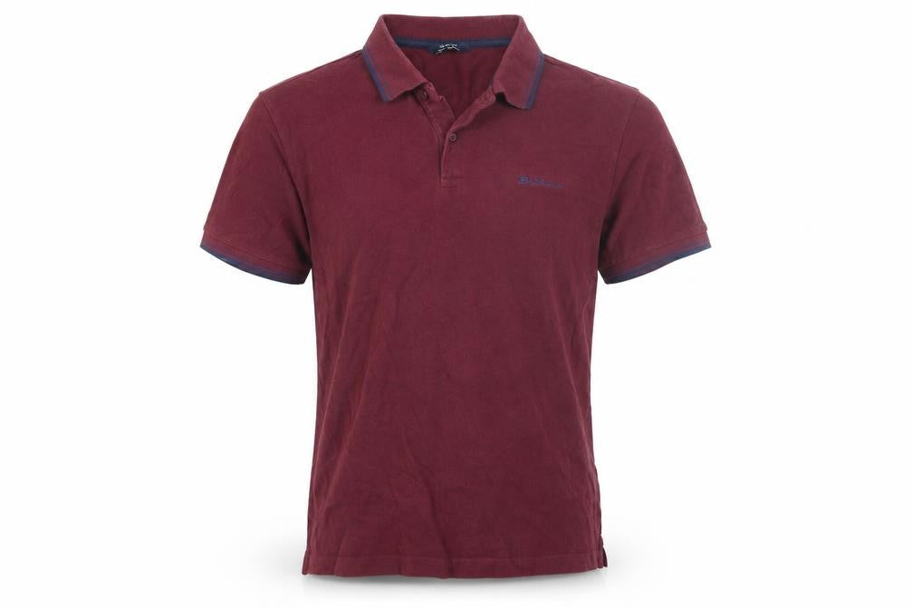 Ben Sherman Men's Grey Polo, Size M, 100% Cotton, Short Sleeve