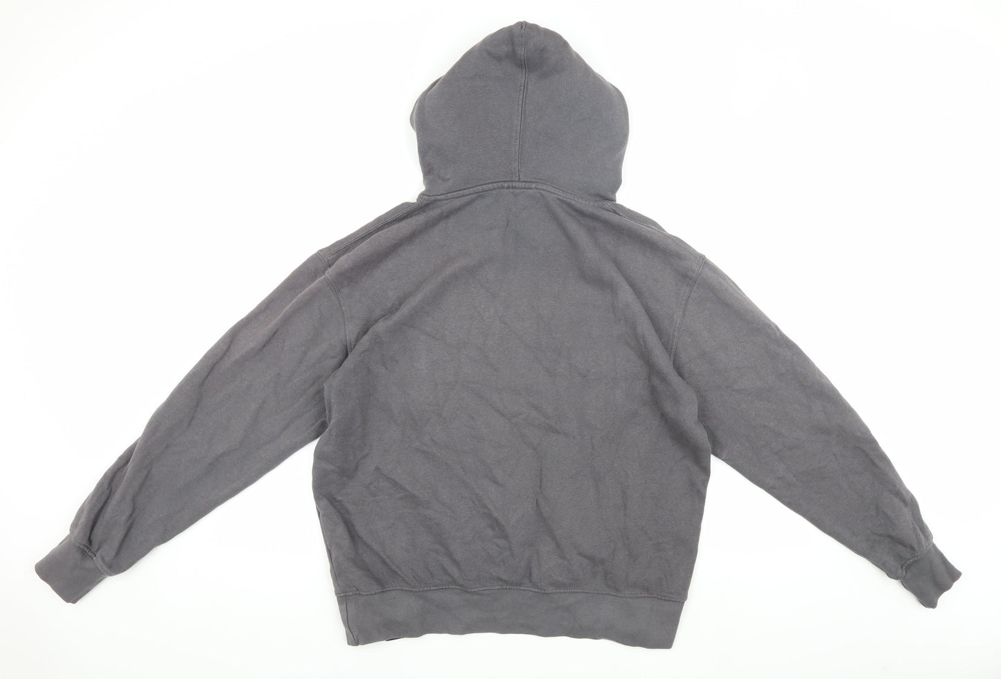 Pull & Bear Grey Men's S Pullover Hoodie