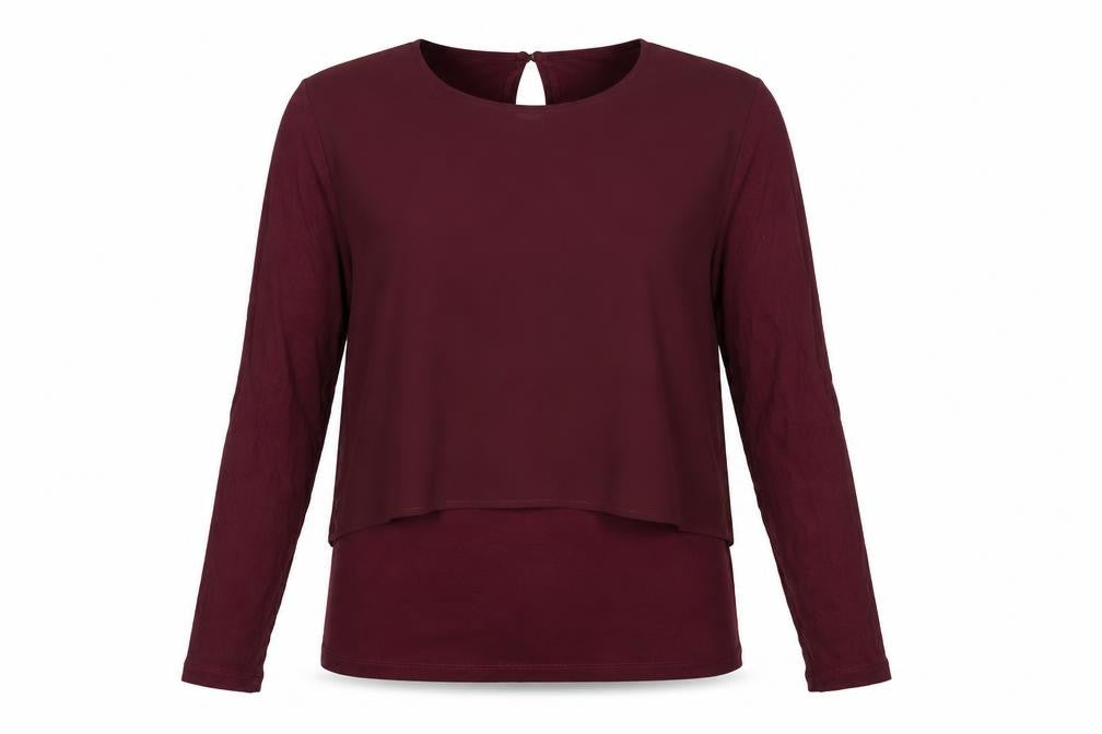 Warehouse Women's Red Long Sleeve Top, Size 8