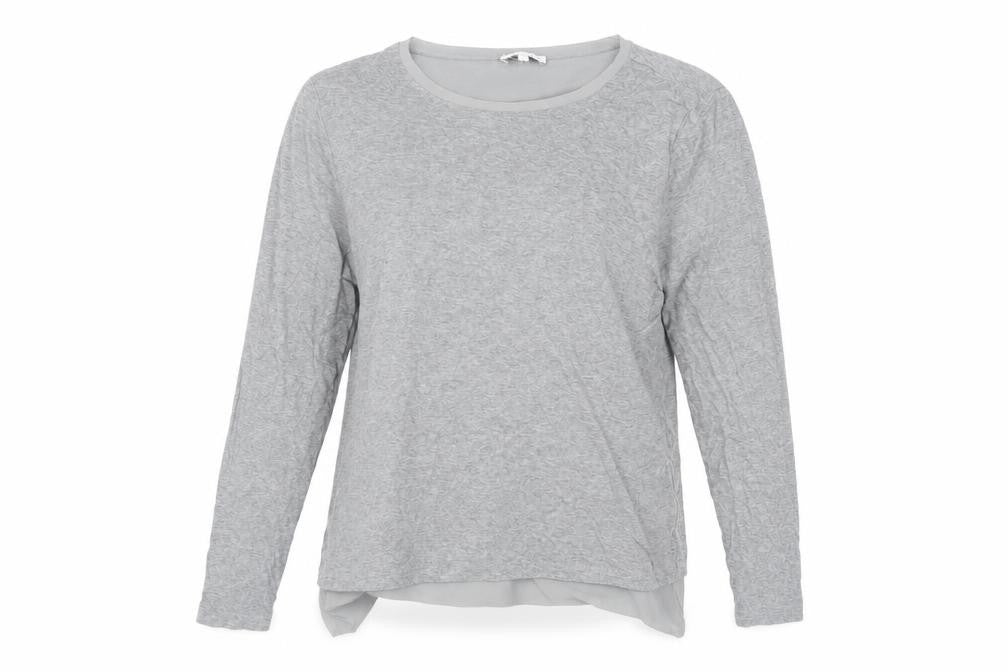 Warehouse Women's Grey Long Sleeve Top Size 12
