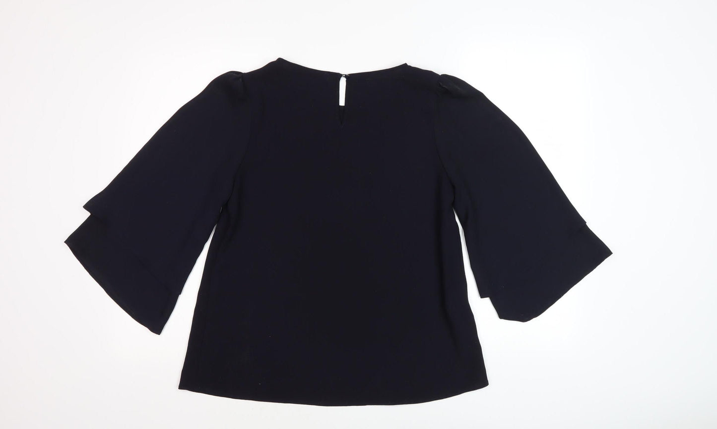 Comptoir des Cotonniers Women's Black Blouse, XS, Flared Sleeve