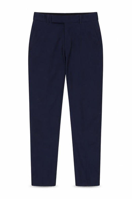 Moss London Women's Blue Slim Fit Dress Pants