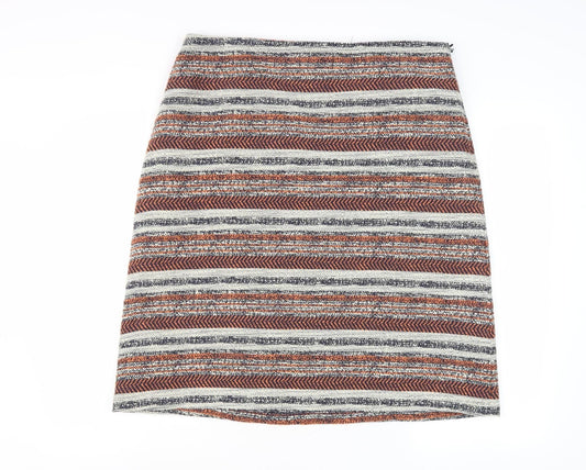 Bonmarché Women's Multicoloured Knee-Length Skirt, Size 16
