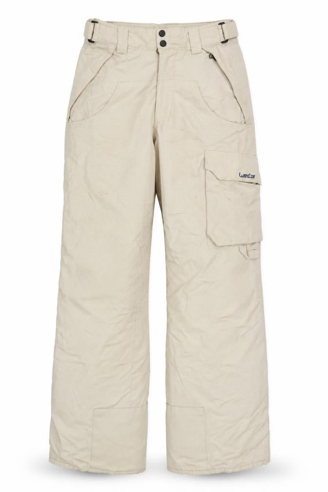 Wedze Beige Unisex Cargo Trousers M Winter Outdoor