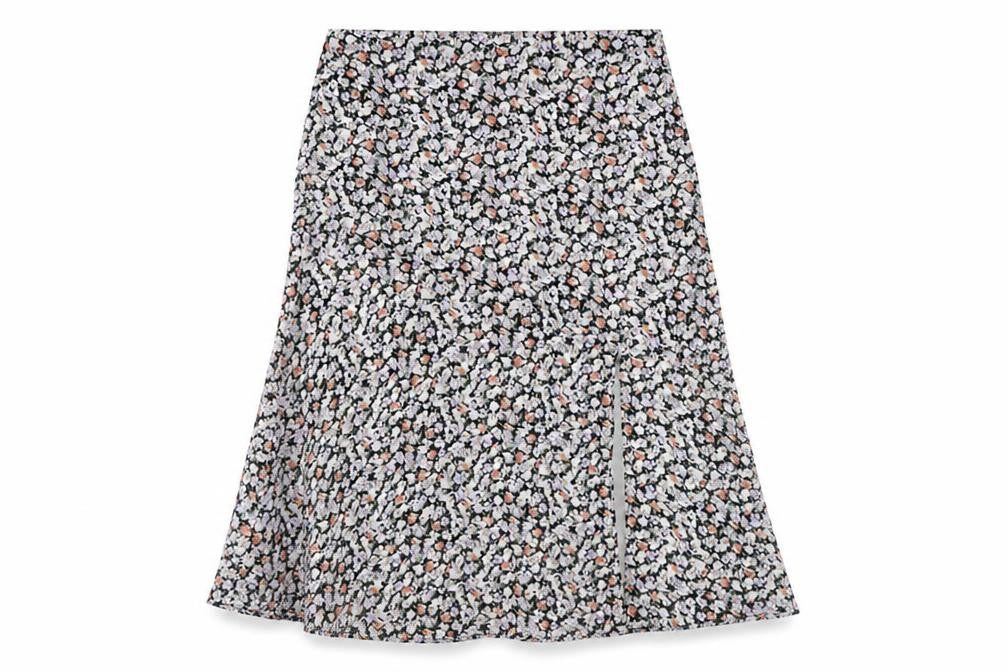 Sonder Studio Women's Floral A-Line Midi Skirt